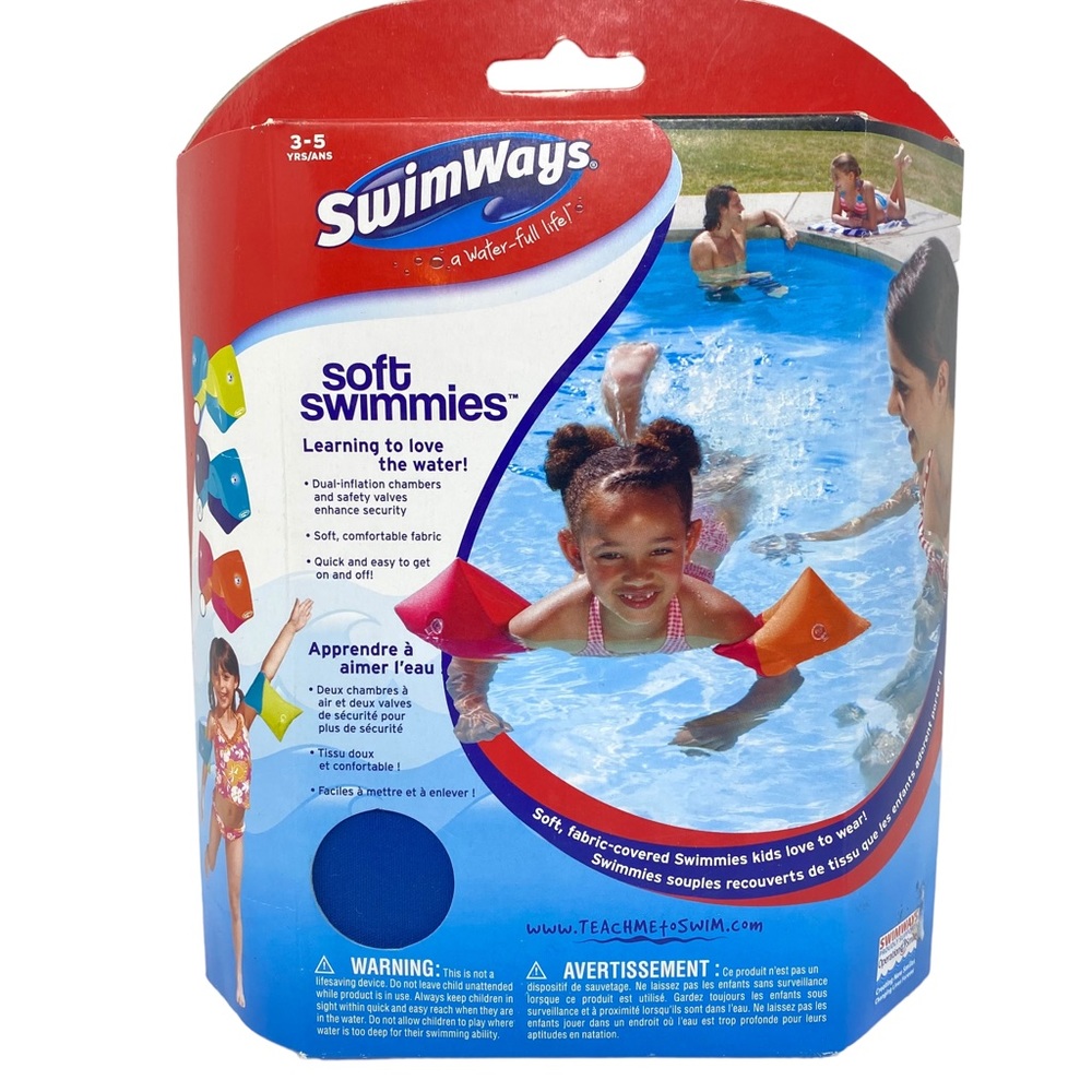 NEW Swimways Soft Swimmies Water Wings - Ages 3-5yrs